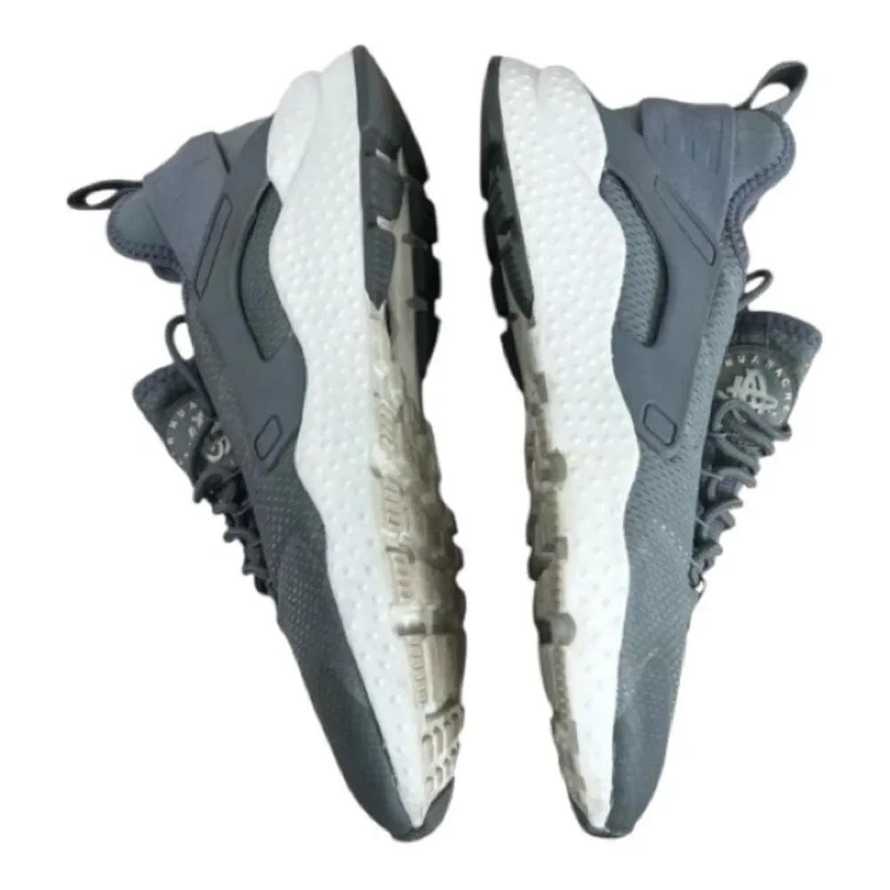 Nike Air Huarache Run Ultra Women Sneakers Size 7.5 Gray White 819151-006
